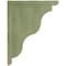Ekena Millwork 1 1/2"W x 9"D x 11"H Hamilton Traditional Wood Vintage Decor Bracket, Restoration Green BKTWD01X09X11HAGR - alternate 2